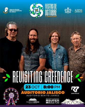 Revisiting Creedence Auditorio Benito Juarez Fiestas de Octubre 2026