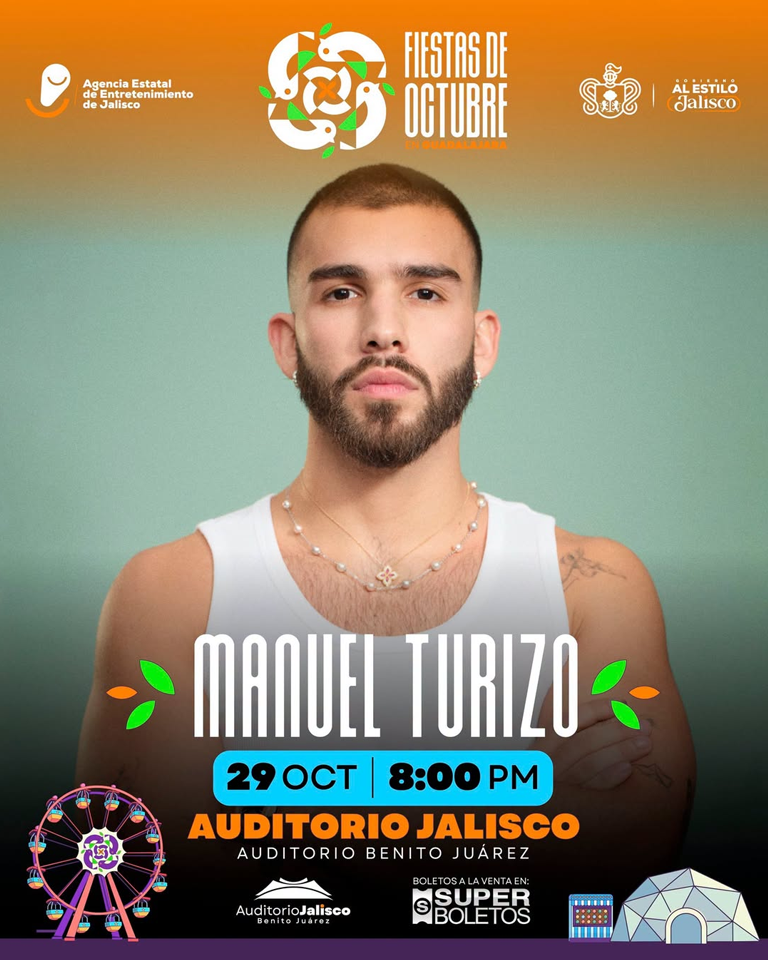 Manuel Turizo Fiestas de Octubre 2026