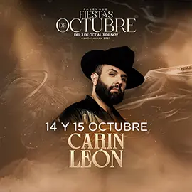 boletos Carin Leon Palenque Fiestas de Octubre